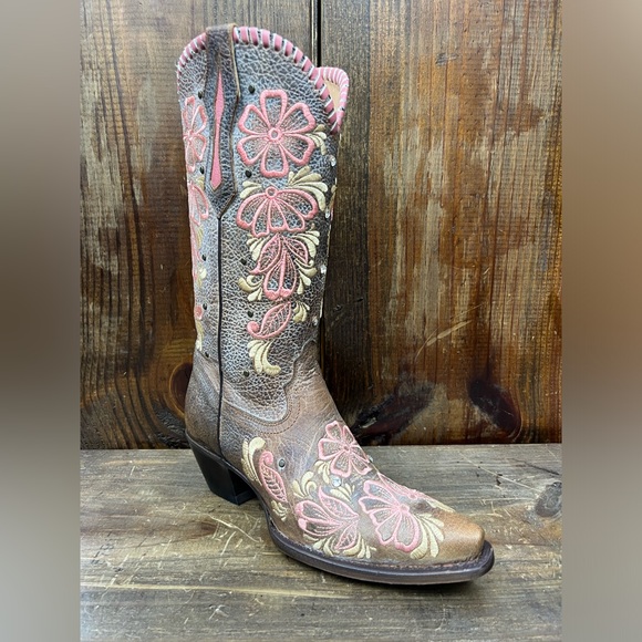 IVE WEST- Debra Rosa Cowgirl Western Boot - Picture 9 of 9